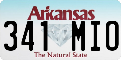 AR license plate 341MIO