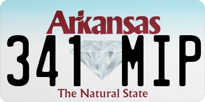 AR license plate 341MIP