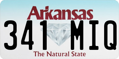 AR license plate 341MIQ