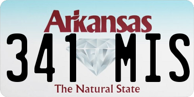 AR license plate 341MIS