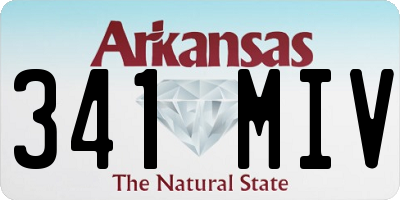 AR license plate 341MIV