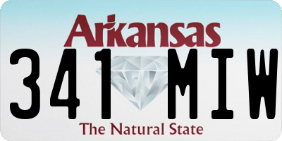 AR license plate 341MIW
