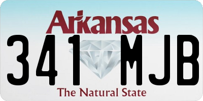 AR license plate 341MJB