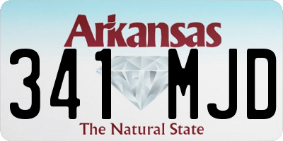 AR license plate 341MJD