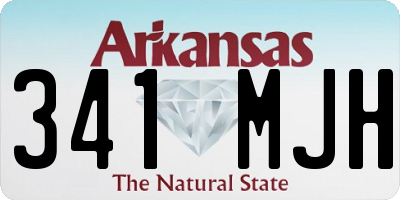 AR license plate 341MJH