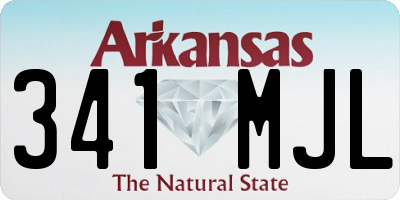AR license plate 341MJL