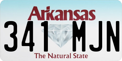 AR license plate 341MJN