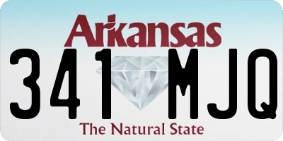 AR license plate 341MJQ