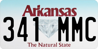 AR license plate 341MMC
