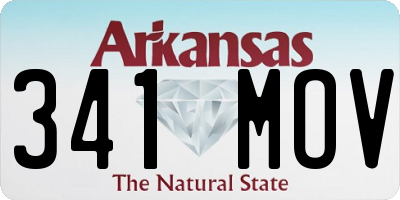 AR license plate 341MOV