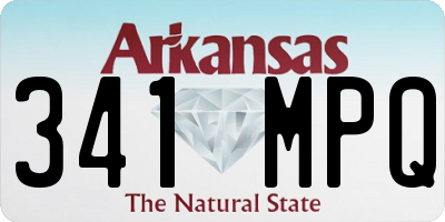 AR license plate 341MPQ