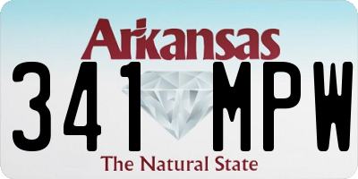 AR license plate 341MPW