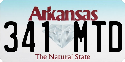 AR license plate 341MTD