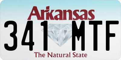AR license plate 341MTF