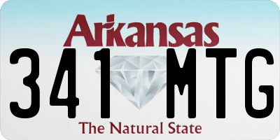 AR license plate 341MTG