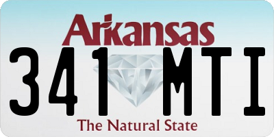 AR license plate 341MTI