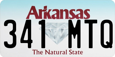 AR license plate 341MTQ