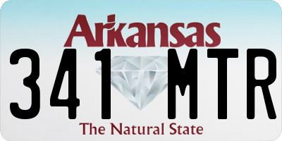 AR license plate 341MTR