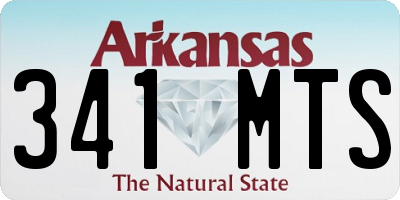 AR license plate 341MTS