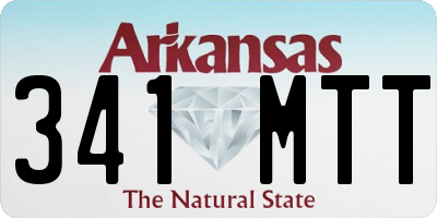 AR license plate 341MTT
