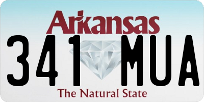 AR license plate 341MUA