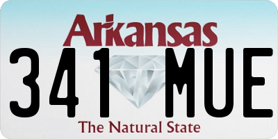 AR license plate 341MUE