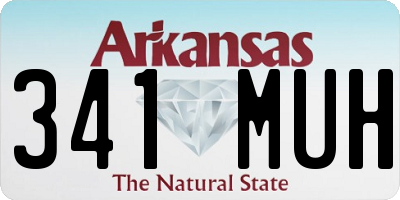 AR license plate 341MUH