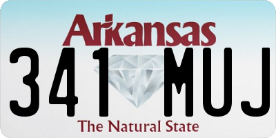 AR license plate 341MUJ