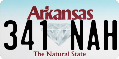 AR license plate 341NAH