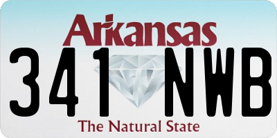 AR license plate 341NWB