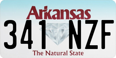 AR license plate 341NZF