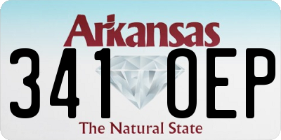 AR license plate 341OEP