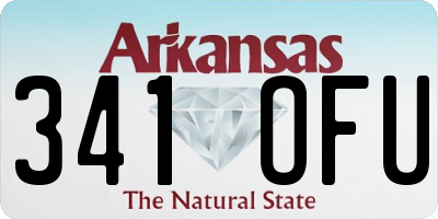 AR license plate 341OFU