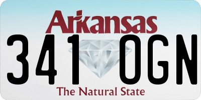 AR license plate 341OGN