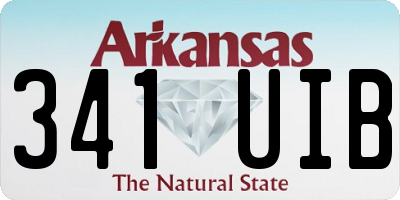 AR license plate 341UIB