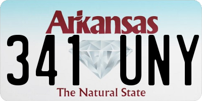 AR license plate 341UNY