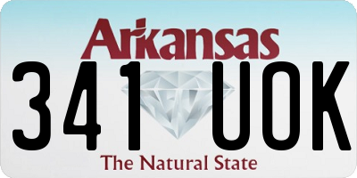 AR license plate 341UOK