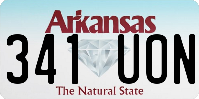 AR license plate 341UON
