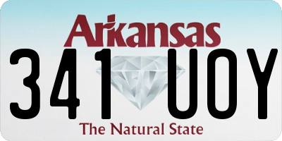 AR license plate 341UOY