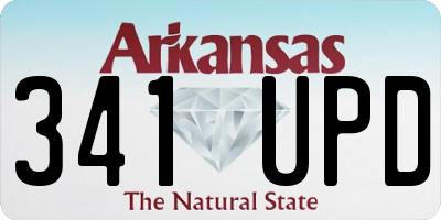 AR license plate 341UPD