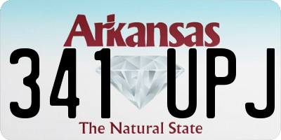 AR license plate 341UPJ