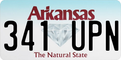 AR license plate 341UPN