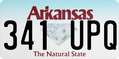 AR license plate 341UPQ