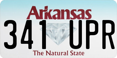 AR license plate 341UPR