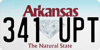 AR license plate 341UPT