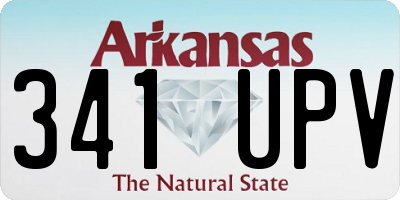AR license plate 341UPV