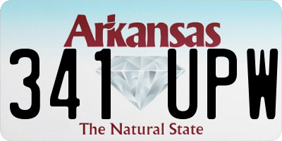 AR license plate 341UPW