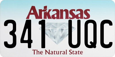 AR license plate 341UQC