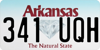 AR license plate 341UQH