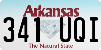 AR license plate 341UQI